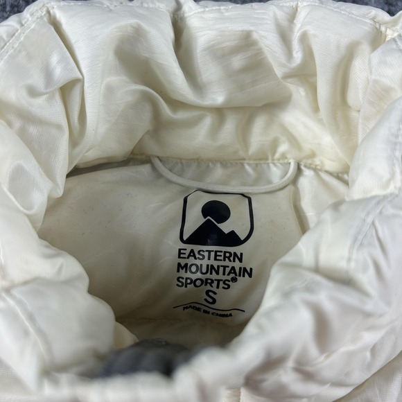 Eastern Mountain Sports Vest Womens Small White DownTek Quilted Down Puffer - Picture 3 of 9